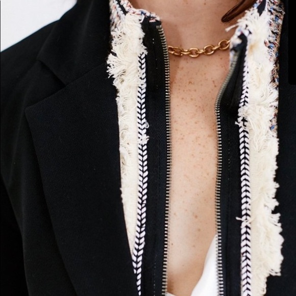 NWT Tweed Black Blazer Size Small - Picture 2 of 4